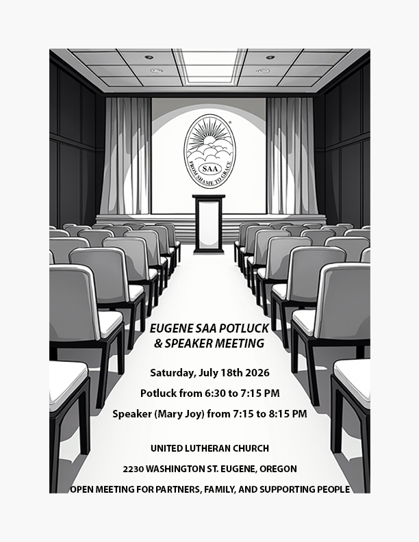 July 2026 Eugene SAA Speaker Meeting and Potluck